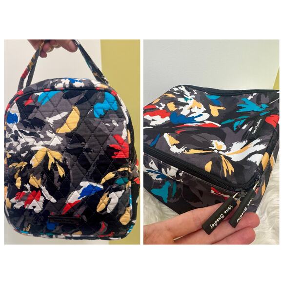 Vera Bradley Bundle of 2 Lunch Bags Insulated Cooler Splash Floral Abstract - Picture 1 of 16